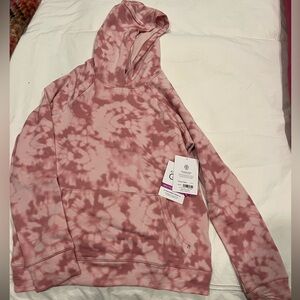 **NEW**Athleta Girl tye dye long sleeve hooded shirt
